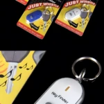 Llavero anti-pérdida localizador de llaves con silbato y luz LED, ideal para no extraviar tus llaves.