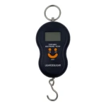 Pesa maletas digital portátil con gancho y pantalla LED, ideal para viajes.
