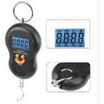Pesa maletas digital portátil con pantalla LCD para pesar equipaje en viajes.