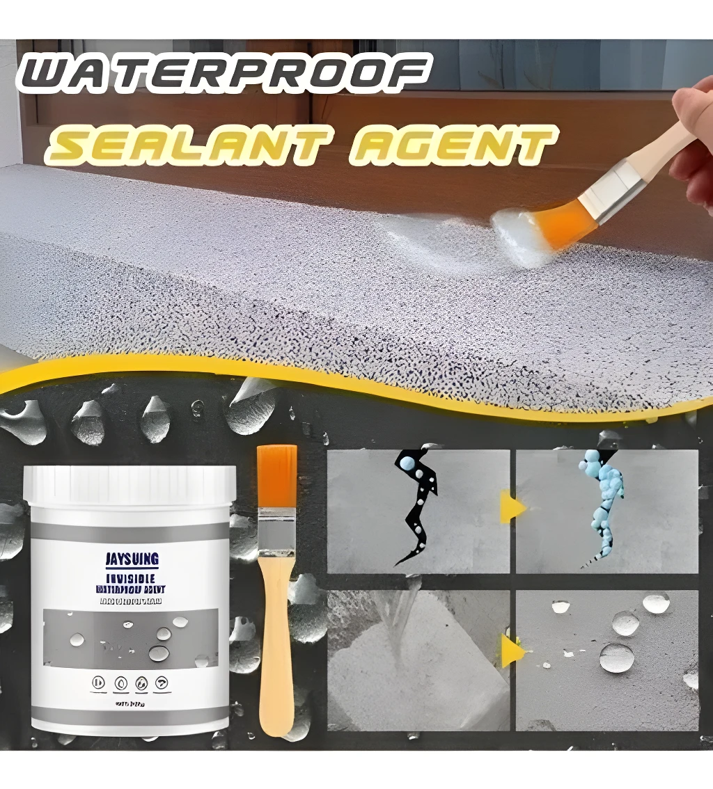 Set de 2 selladores impermeabilizantes invisibles 500ml para aplicar con brocha.