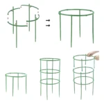 Soportes verdes para plantas enredaderas, matas y rosas, para jardinería.