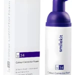 Espuma blanqueadora Smilekit V34, corrector de color para dientes.