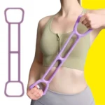 Banda elástica de silicona para yoga, ideal para ejercicios y entrenamiento, con agarre cómodo.