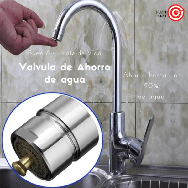 Grifo ahorrador de agua: buen ayudante de vida, ahorra hasta 90% de agua.