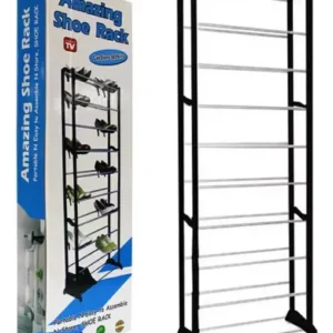 Estante de zapatos de 10 niveles Eco, para organizar calzado en casa o tienda.