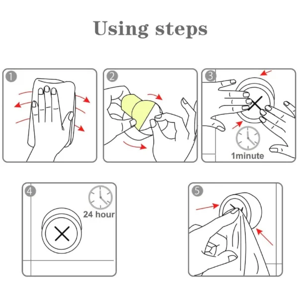 Toallero gancho adhesivo para baño y cocina X3: pasos de instalación y uso.