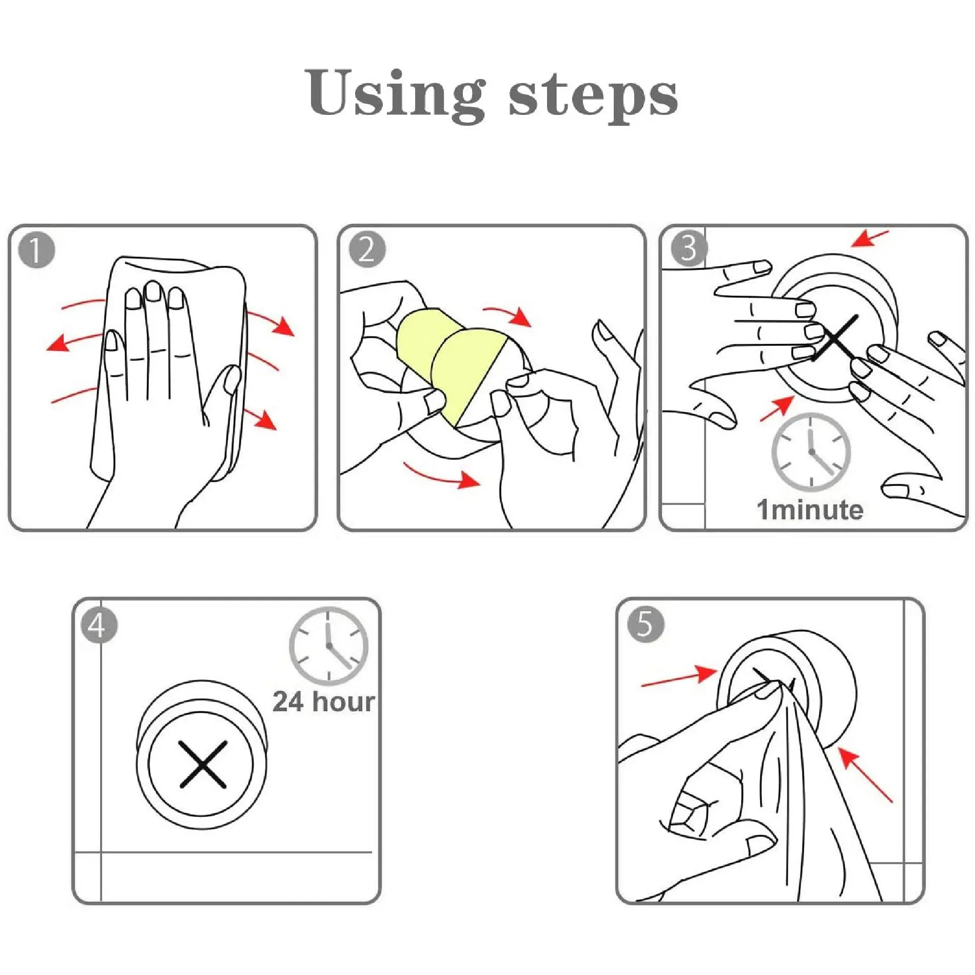 Toallero gancho adhesivo para baño y cocina X3: pasos de instalación y uso.