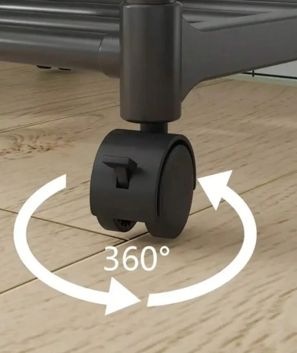 Rueda giratoria de 360° para estante de cocina D Almacenamiento 6.620.