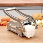 Cortador de papas fritas BeeChip: pica papas y vegetales fácilmente con este utensilio de cocina de acero inoxidable.