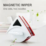 Limpia vidrios magnético doble cara para ventanas, limpia fácil y rápido.