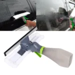 Limpiavidrios Haragán 3 en 1 con spray, para auto, con paño microfibra y goma.