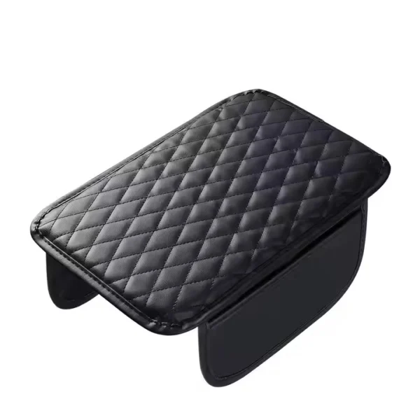 Funda de cojín acolchada para reposabrazos de carro, negro
