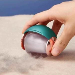Bola quita pelos lavable recolecta pelusas de tela, fácil de usar.