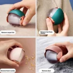 Bola quita pelos lavable: ideal para limpiar ropa, alfombras, migas y polvo.