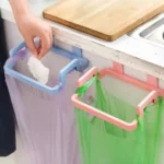 Soporte colgante para bolsas de basura, ideal para cocina, x2 unidades.
