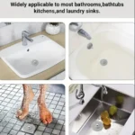 Tapa de drenaje de silicona en lavabo, bañera, ducha y fregadero.