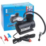 Compresor de aire para vehículo 197 PSI DC12V con manguera y accesorios.