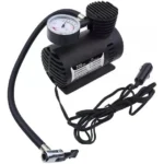 Compresor de aire 197 PSI para vehículo con manómetro y cable para encendedor.