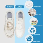 Bolsa de microfibra para lavar zapatos: limpieza higiénica y protección para tus prendas.