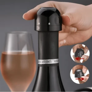Tapón sellador de vino Apon Bomba para botellas de espumante, mantiene el gas.