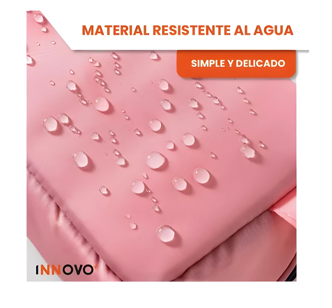 Bolso organizador de ropa interior de viaje INNOVO con material resistente al agua.