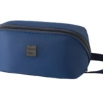 Bolso organizador de viaje para ropa interior, azul marino, con logo Travel Bao.