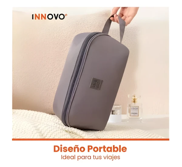 Bolso organizador de viaje INNOVO+ para ropa interior, diseño portátil ideal para tus viajes.
