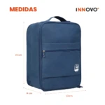Set x2 bolsos organizadores de viaje para zapatos, azul. Medidas: 30x23x14 cm.