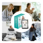 Cobija térmica Manta Eléctrica de felpa suave para un confort cálido en invierno.