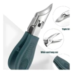 Cortaúñas para uñas encarnadas con punta angulada y corte ancho.