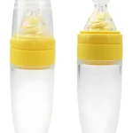 Set x3 cuchara biberón papillas bebé: ideal para alimentar con purés y compotas.