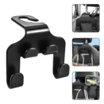 Gancho multifuncional para silla de carro, ideal para colgar bolsos y soportar dispositivos móviles.