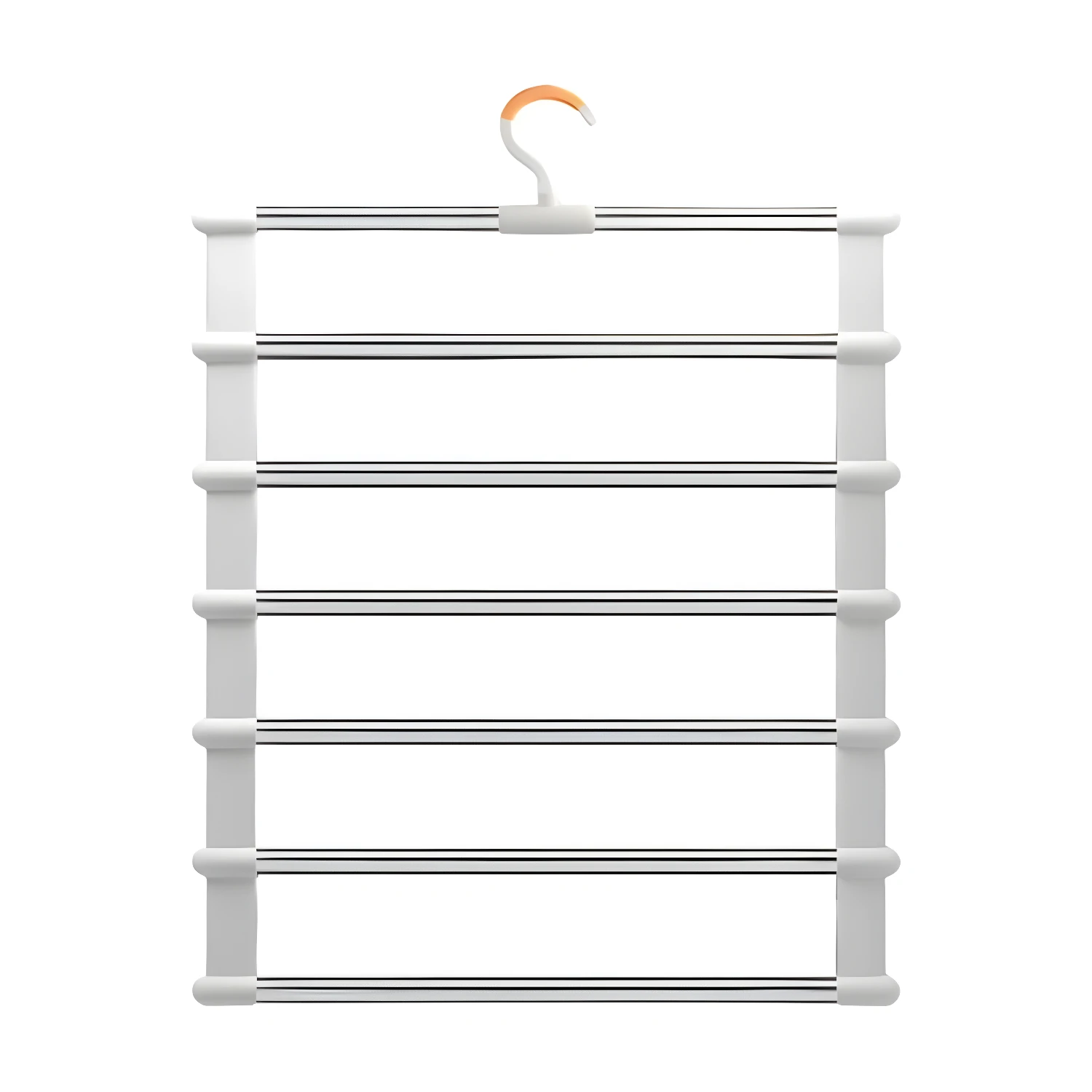 Gancho ahorrador de espacio 6 en 1 para colgar ropa, ideal para organizar tu armario.