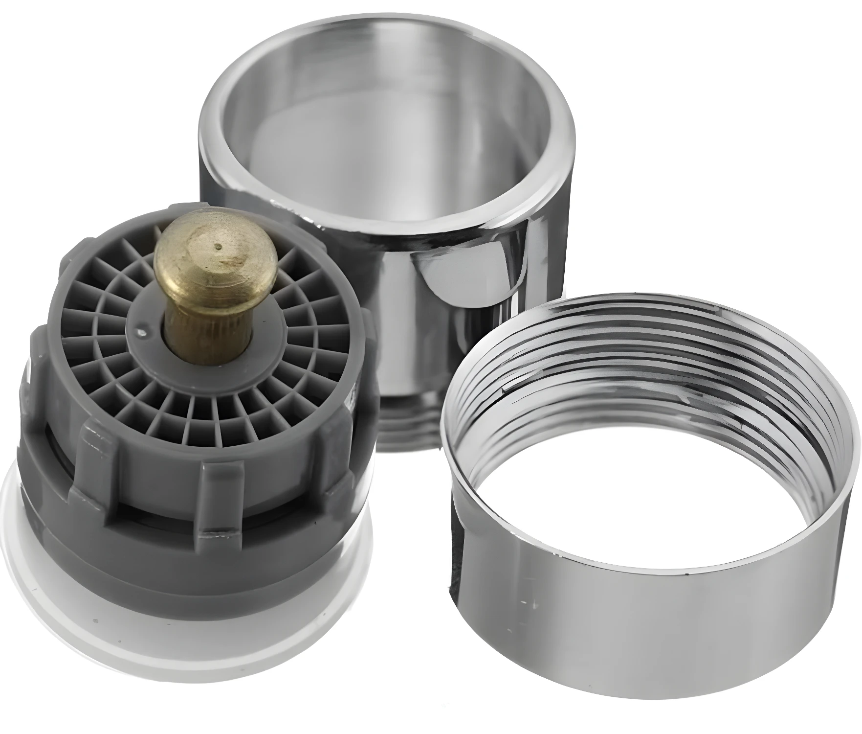 Grifo aireador de agua cromado, repuesto para grifería.