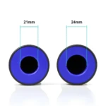 Grips para manillar de moto racing, 21mm y 24mm.