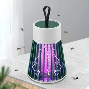 Set x2 lámparas mata zancudos con luz ultravioleta atrayendo y eliminando mosquitos.