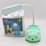 Lámpara de escritorio flexible con forma de carro, luz LED portátil para niños.