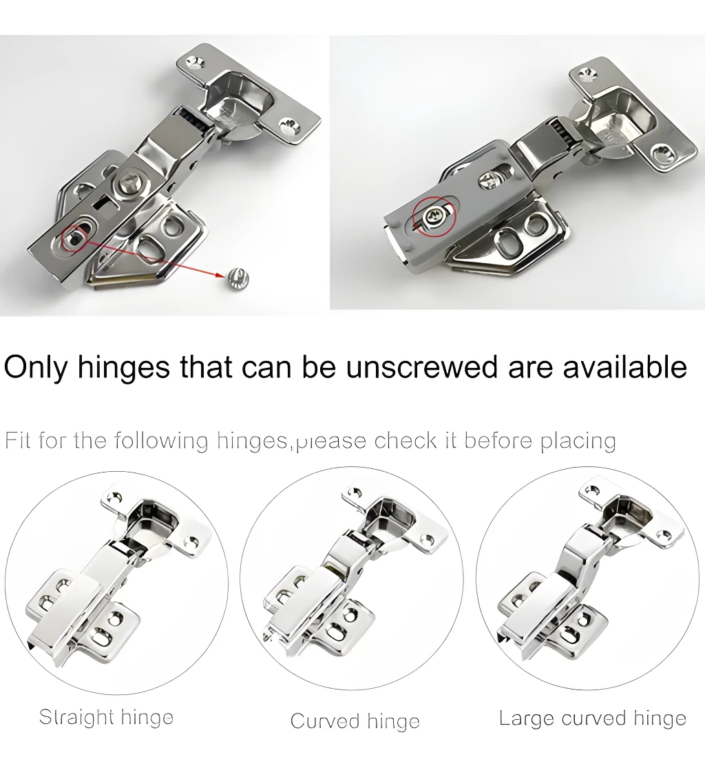 Luz led para bisagra de armario, ilumina tu closet, fácil de instalar.