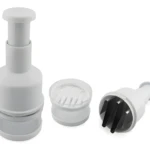 Picador de verduras Press Choper blanco con cuchillas.