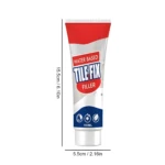 Sellador impermeable Tile Fix para reparar juntas y huecos en azulejos.