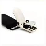 Sujetador tensor para sábanas de cama, 6 lados, clip plateado resistente.