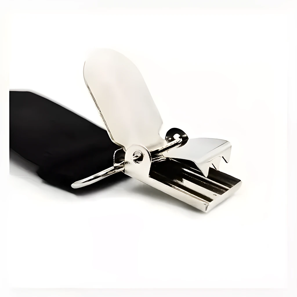 Sujetador tensor para sábanas de cama, 6 lados, clip plateado resistente.