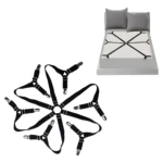 Sujetador tensor para cama de 6 lados, mantiene las sábanas ajustadas y ordenadas.