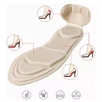 Plantillas de tacón acolchadas para uso diario: soporte y confort en cada paso.