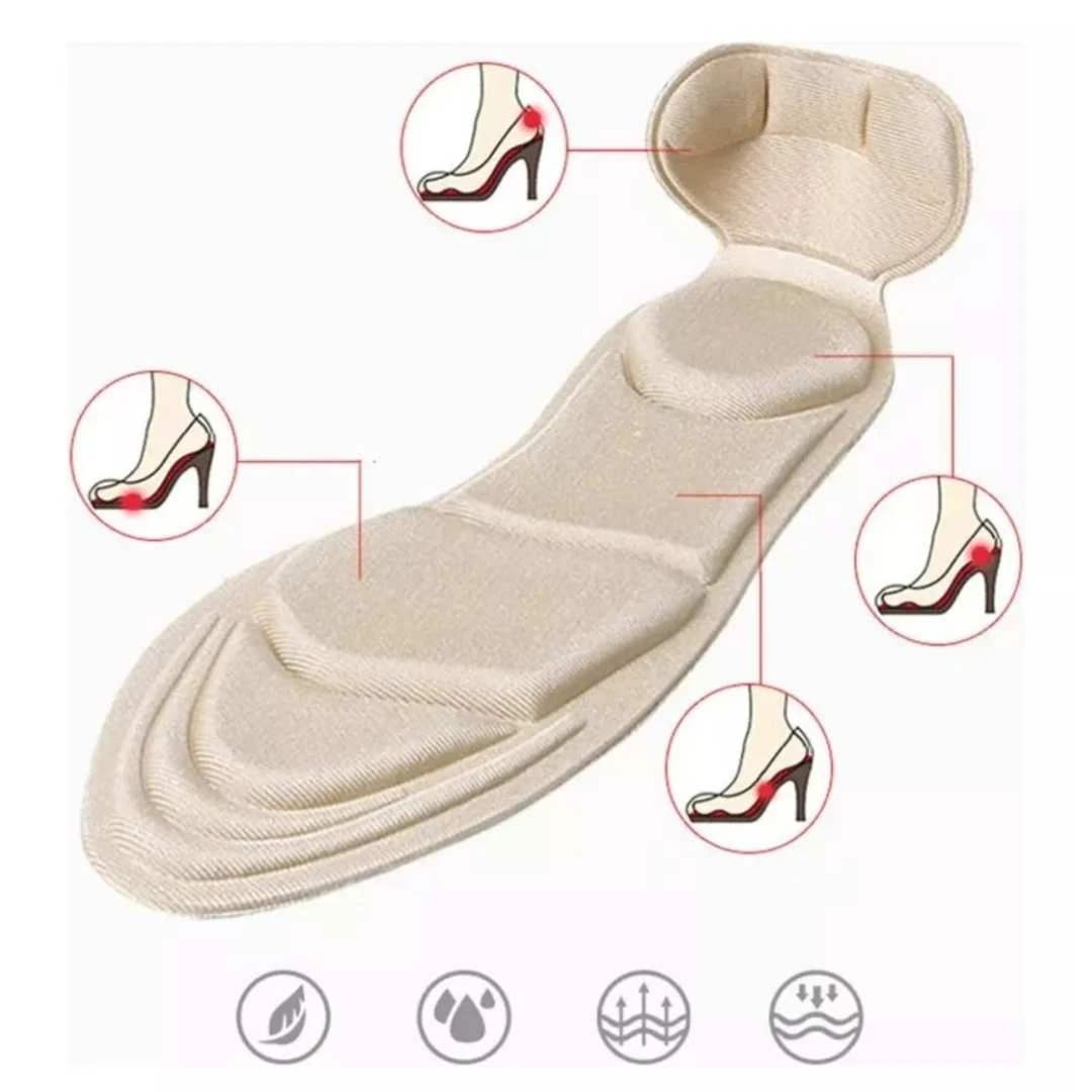 Plantillas de tacón acolchadas para uso diario: soporte y confort en cada paso.