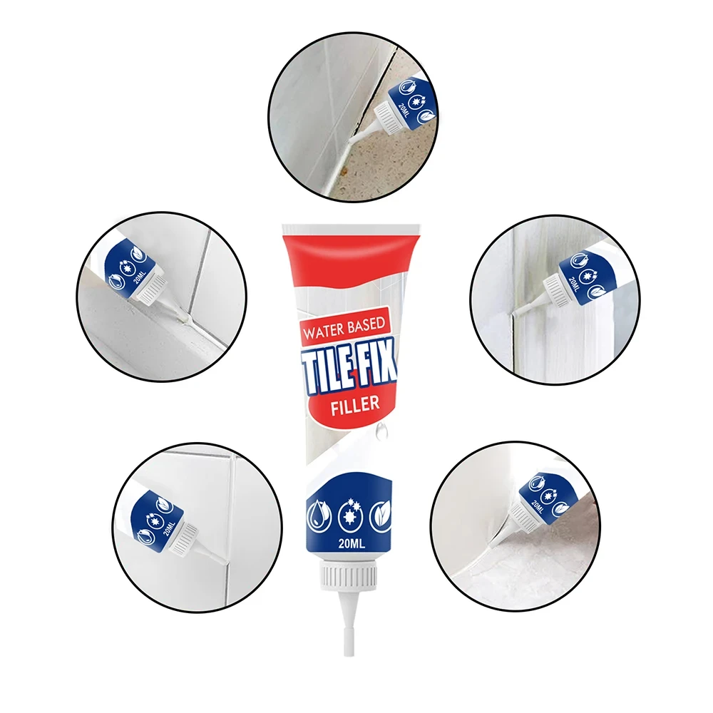 Sellador reparador impermeable para juntas de baldosas FK23D-153, ideal para reparar y rellenar grietas.