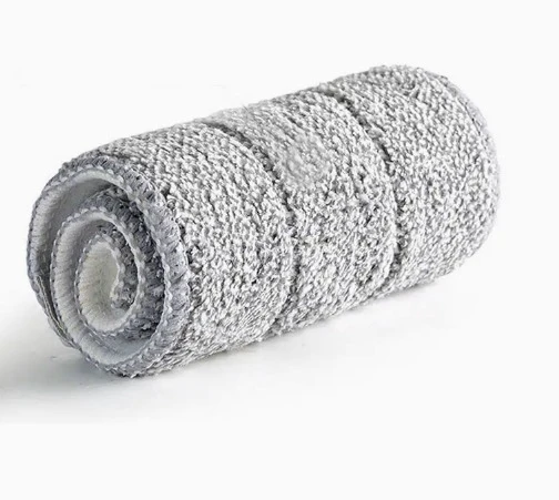 Pack 7 repuestos de trapeador escurrible de microfibra enrollado, color gris.