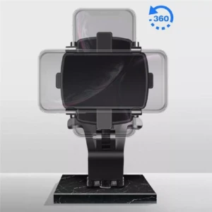 Base soporte celular carro 360° universal para grabar videos y tomar fotos.
