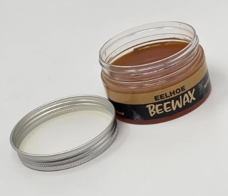 Tarro de cera de abeja Eelhoe Bee Repair para restaurar y proteger madera.