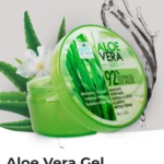 Gel Aloe Vera hidratante BACC con 92% de extracto, ideal para piel.